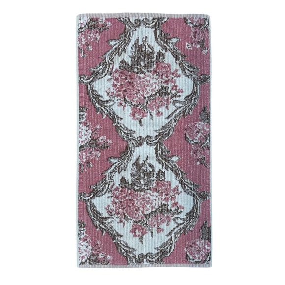 Vtg Ralph Lauren Floral Hand Towel Cotton Rose Floral Knightsbridge 30" x 16" - Picture 1 of 4